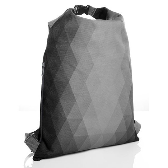 Plecak Lekki Poliester Diamentowy Wzor 12L HF15000 - Black