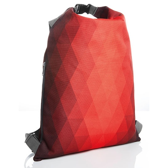 Plecak Lekki Poliester Diamentowy Wzor 12L HF15000 - Red