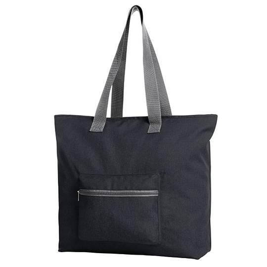 Duza torba na zakupy z zamkiem HF15017 - Black