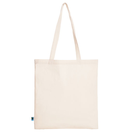 Torba bawełniana shopper z długim uchwytem HF15020 - Natural