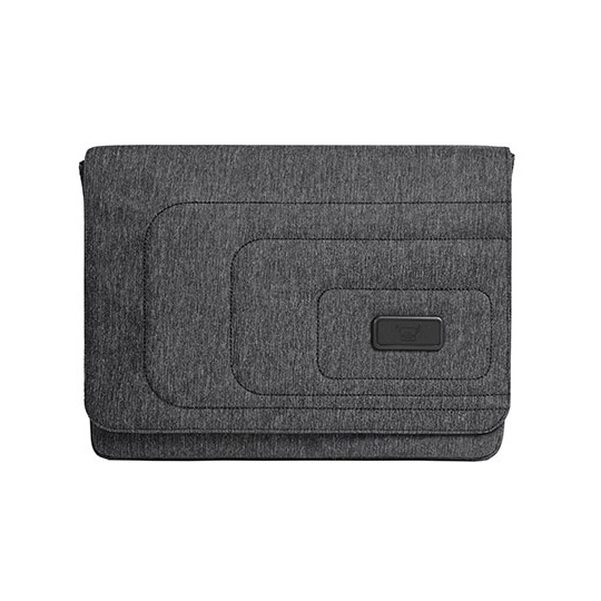 Etui na dokumenty i laptopa A4 z kieszeniami HF16053 - Black & Grey-Sprinkle
