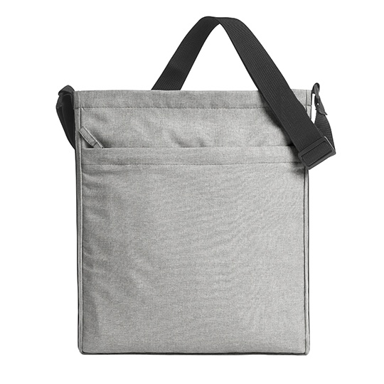 Torba na ramie z kieszenia HF16077 - Ash