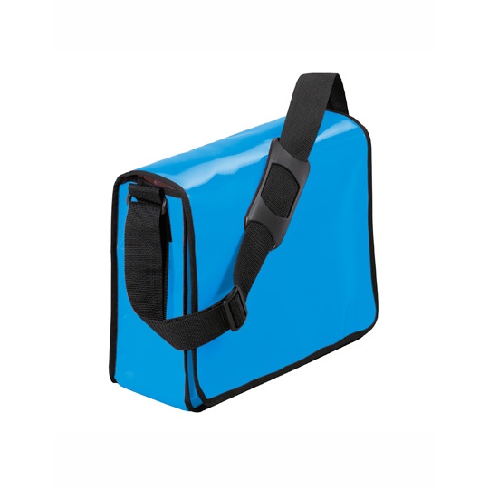 Torba na ramie z klapa plandeka HF2814 - Cyan
