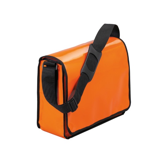 Torba na ramie z klapa plandeka HF2814 - Orange