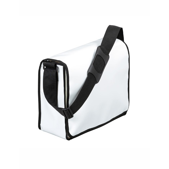 Torba na ramie z klapa plandeka HF2814 - White