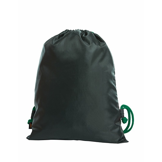 Lekki plecak ze sznurkiem HF3051 - Black & Green