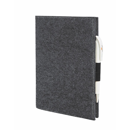 Filcowy pokrowiec na notes A5 HF3056 - Anthracite