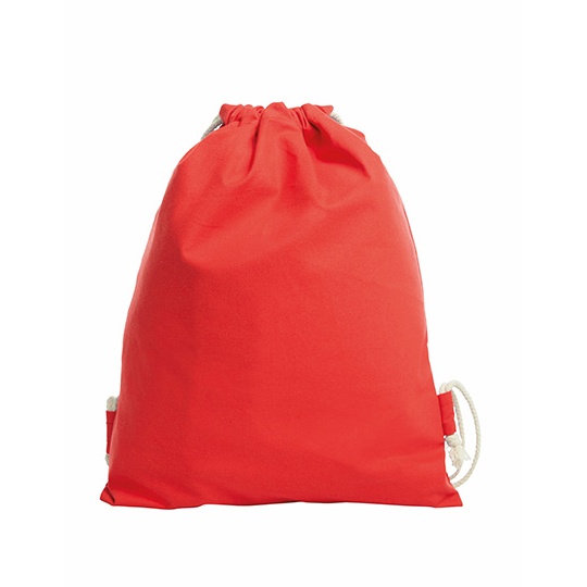 Plecak Worek Bawelniany Sciagany Troczkiem HF3057 - Red