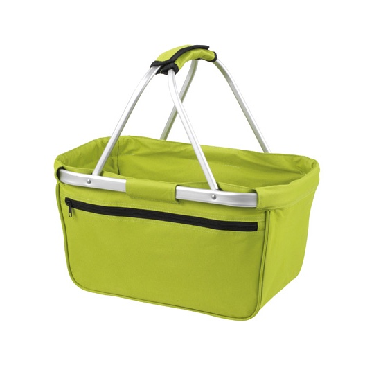 Kosz na zakupy skladany z aluminiowa rama HF3939 - Light Green