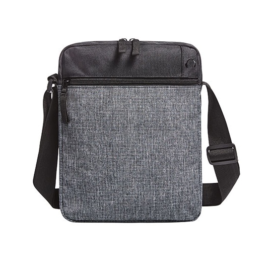 Torba na ramie z organizerem HF4026 - Black & Grey-Sprinkle