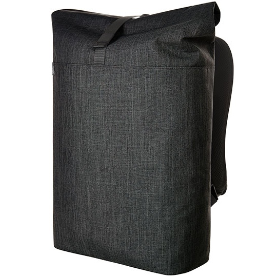 Plecak Miejski rPET z Zapieciem Magnetycznym HF6510 - Black-Sprinkle