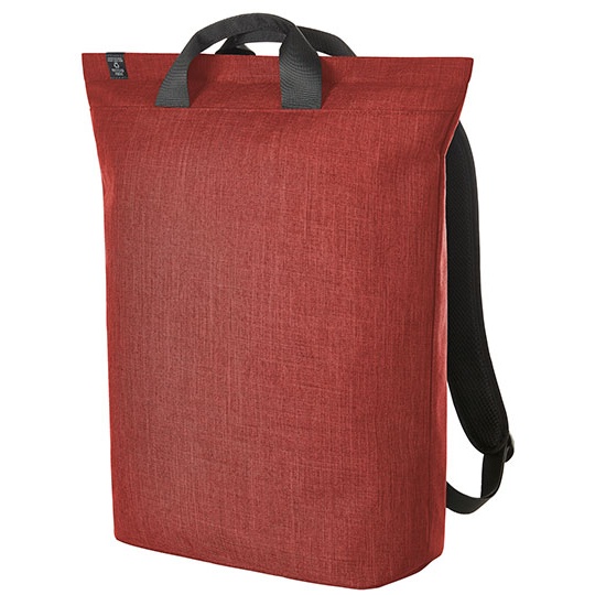 Plecak na laptopa rPET HF6517 - Red Melange