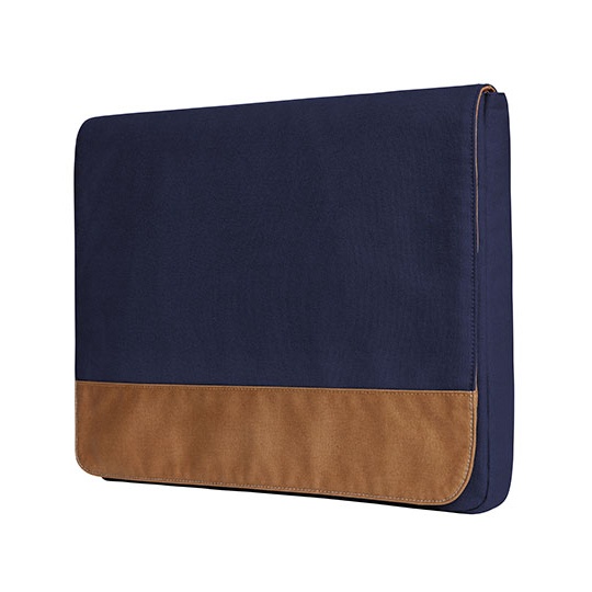 Torba na notebooka Bawelniana HF6522 - Navy & Brown