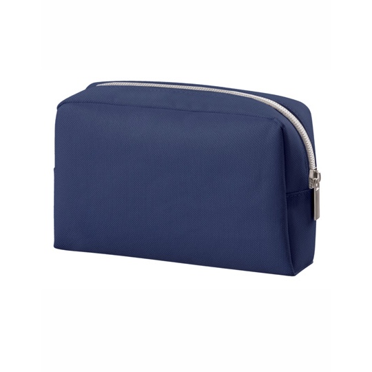 Torba Kosmetyczka Poliester Zamykana na Zamek HF7546 - Navy