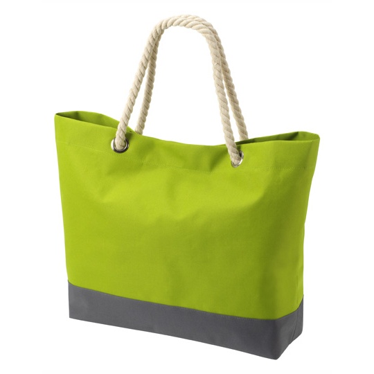 Torba Zakupowa Duza Poliester ze Sznurkami HF7785 - Light Green