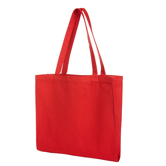 Torba na Zakupy Bawelniana Ciezka HF9798 - Red