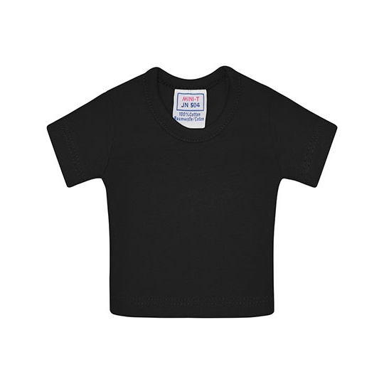 Mini T-shirt Klasyczny Bawełniany JN504 - Black