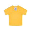Mini T-shirt Klasyczny Bawełniany JN504 - Gold Yellow