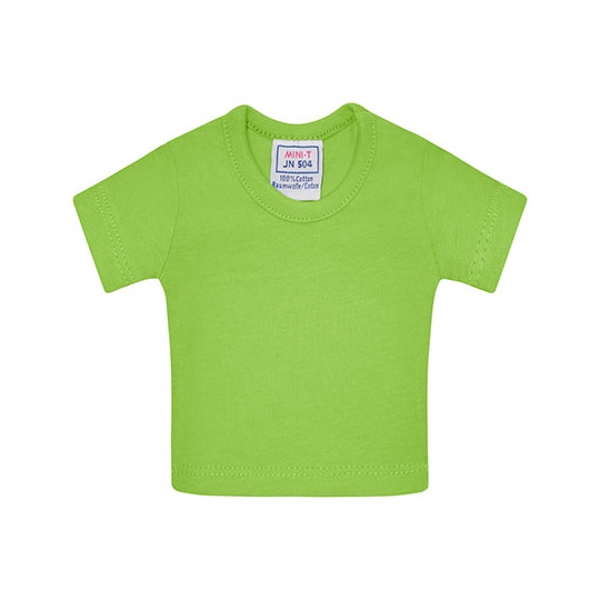 Mini T-shirt Klasyczny Bawelniany JN504 - Lime Green