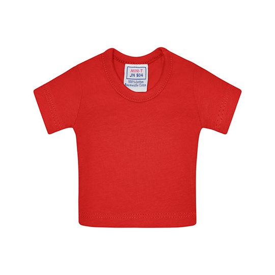 Mini T-shirt Klasyczny Bawelniany JN504 - Red