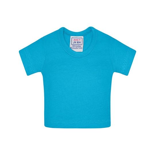 Mini T-shirt Klasyczny Bawelniany JN504 - Turquoise