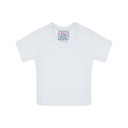 Mini T-shirt Klasyczny Bawełniany JN504 - White