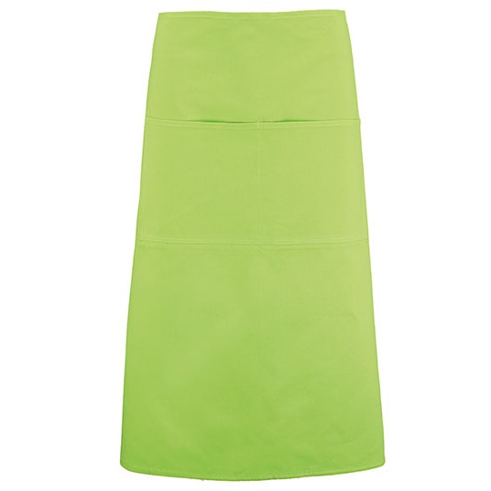 Fartuch Dlugi Bawelniany Twill K514 - Lime