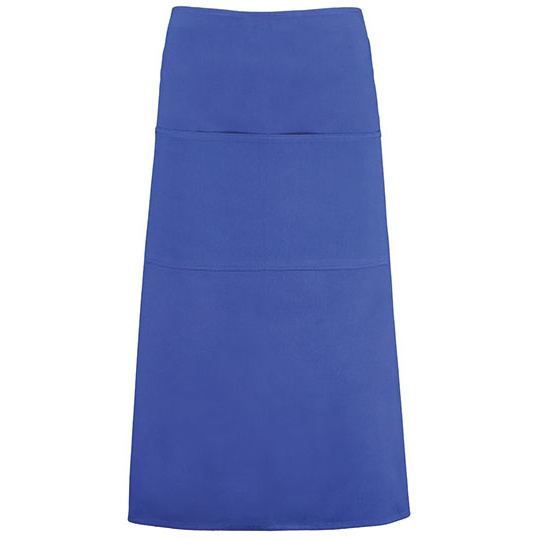 Fartuch Długi Bawełniany Twill K514 - Royal