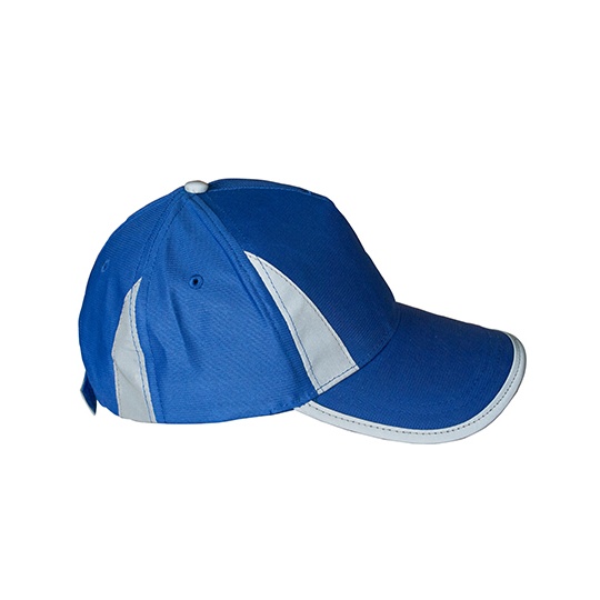 Czapka Pieciopanelowa Odblaskowa KX054 - Royal Blue