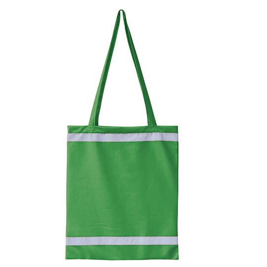 Torba Na Zakupy Poliester Odblaskowa KX105 - Green
