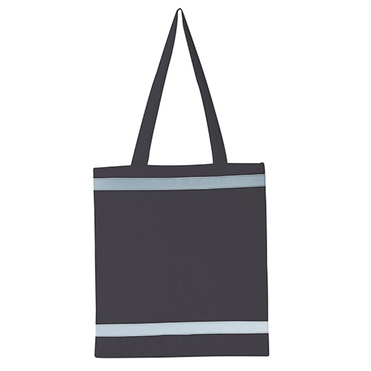 Torba Na Zakupy Poliester Odblaskowa KX105 - Grey
