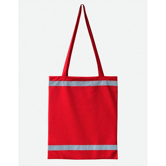 Torba Na Zakupy Poliester Odblaskowa KX105 - Red