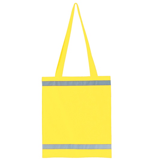 Torba Na Zakupy Poliester Odblaskowa KX105 - Signal Yellow