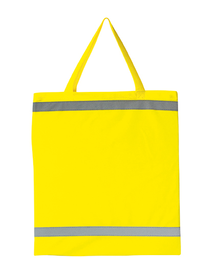Odblaskowa Torba na Zakupy Warnsac® z Krotkimi Uchwytami  - Signal Yellow