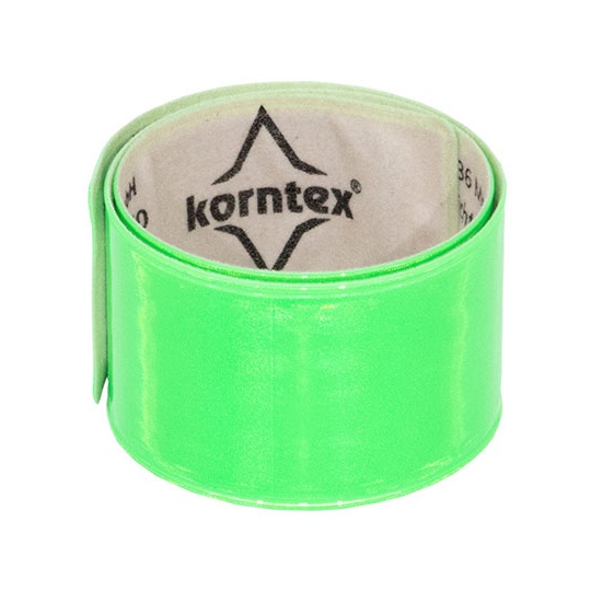 Opaska Odblaskowa Poliester z Metalowym Rdzeniem KX114 - Green
