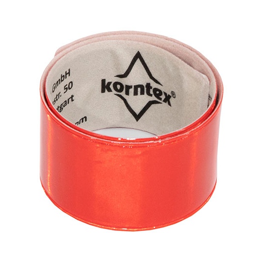 Opaska Odblaskowa Poliester z Metalowym Rdzeniem KX114 - Red