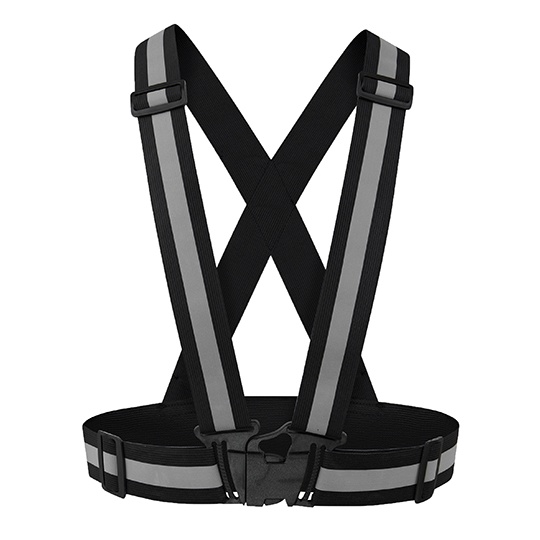 Pas Elastyczny Odblaskowy KX158 - Black