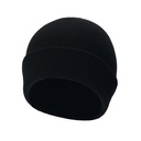 Czapka Dwuwarstwowa Akrylowa Podwinieta KX700 - Black