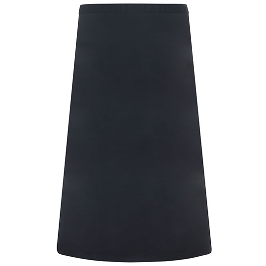 Fartuch Bistro Twillowy KY011 - Black (ca. Pantone 419C)