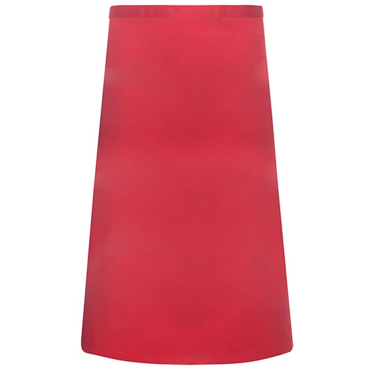 Fartuch Bistro Twillowy KY011 - Red (ca. Pantone 186C)
