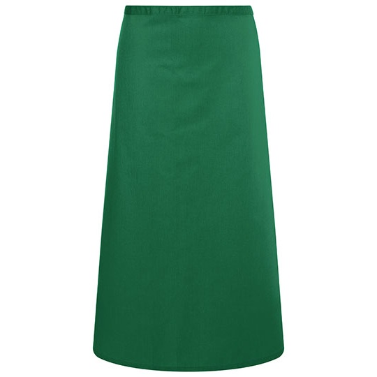 Fartuch Bistro Twillowy KY011 - Forest Green (ca. Pantone 554C)