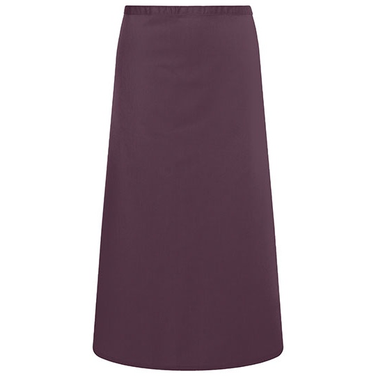 Fartuch Bistro Twillowy KY011 - Aubergine (ca. Pantone 5185C)