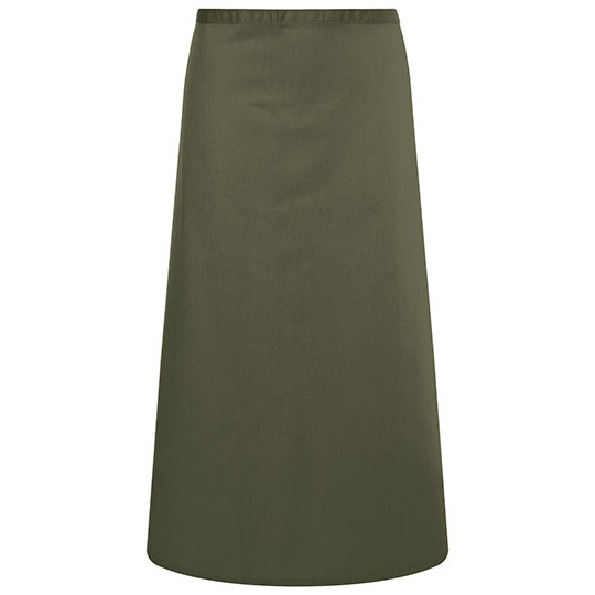 Fartuch Bistro Twillowy KY011 - Moss Green (ca. Pantone 7764C)