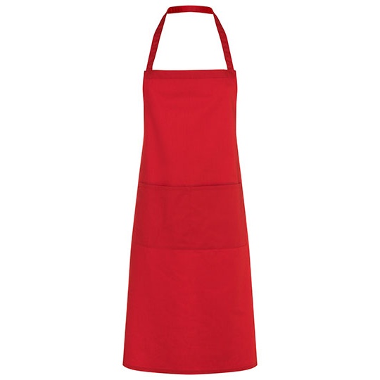 Fartuch Klasyczny Twillowy KY026 - Red (ca. Pantone 186C)