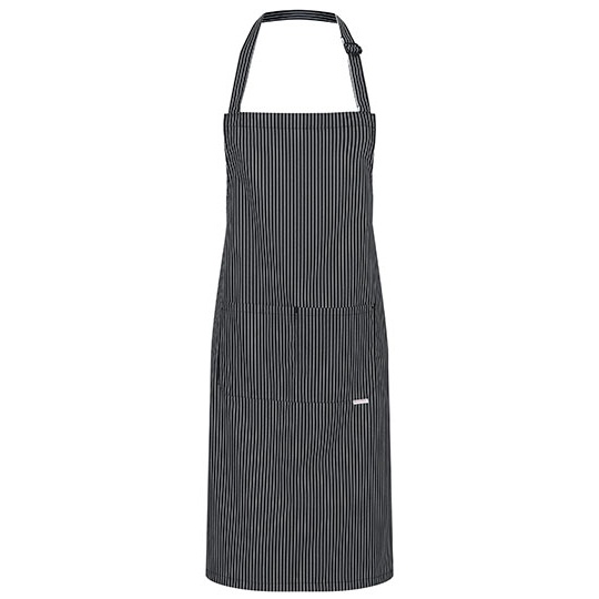 Fartuch kuchenny KY028 - Black (ca. Pantone 419C)