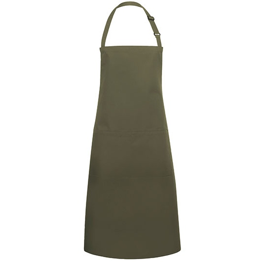 Fartuch z Kieszenią KY044 - Moss Green (ca. Pantone 7764C)