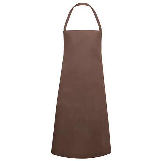 Fartuch Klasyczny Twillowy Poliester Bawelna KY045 - Light Brown (ca. Pantone 438C)