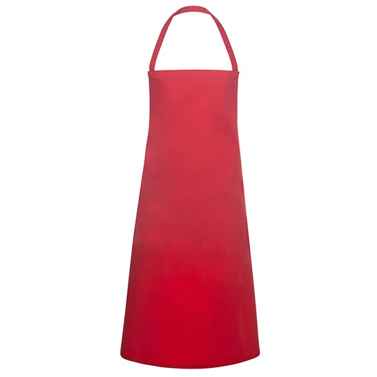 Fartuch Klasyczny Twillowy Poliester Bawelna KY045 - Red (ca. Pantone 186C)