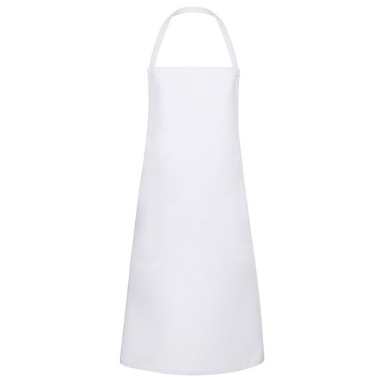 Fartuch Klasyczny Twillowy Poliester Bawelna KY045 - White