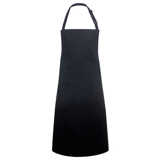 Fartuch Regulowany Twillowy KY049 - Black (ca. Pantone 419C)